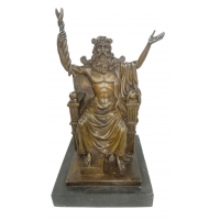 Бронзовая статуэтка Зевс на троне. Европа