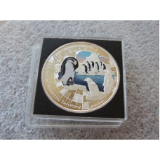 Австралия 1 Доллар "Императорский пингвин" 2012 г.в., 31,1 г серебра ( 0,999)