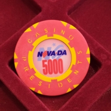 Фишка казино Невада Конти Номинал 5000 Санкт-Петербург Россия